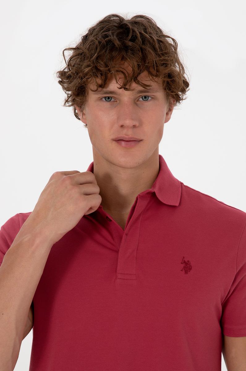 Erkek Vişne Basic Tişört