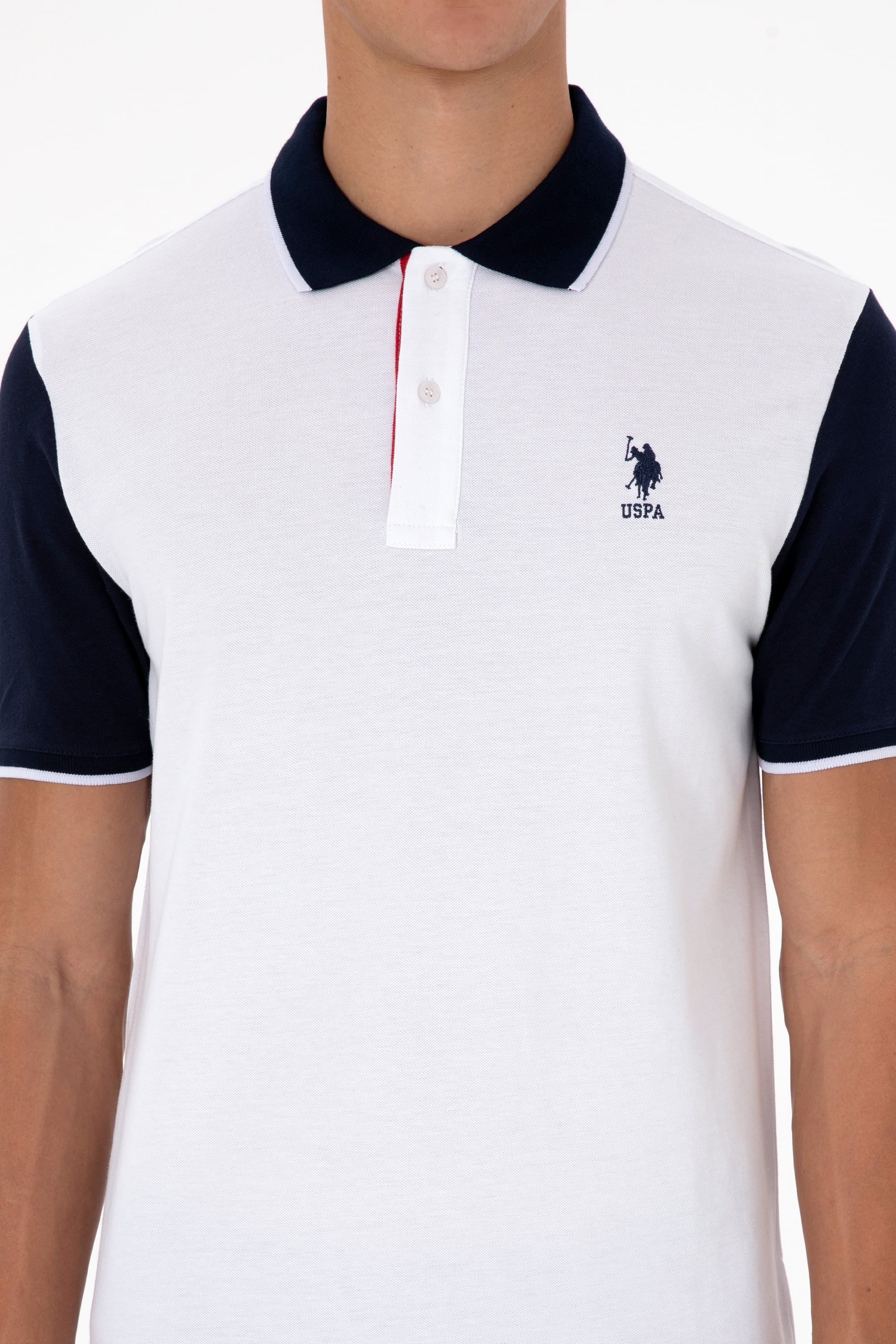 Erkek Beyaz Regular Fit Polo Yaka Tişört