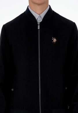 Erkek Lacivert Kaşe Mont - 50310261005