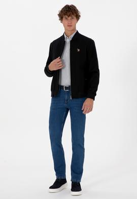 Erkek Lacivert Kaşe Mont - 50310261005