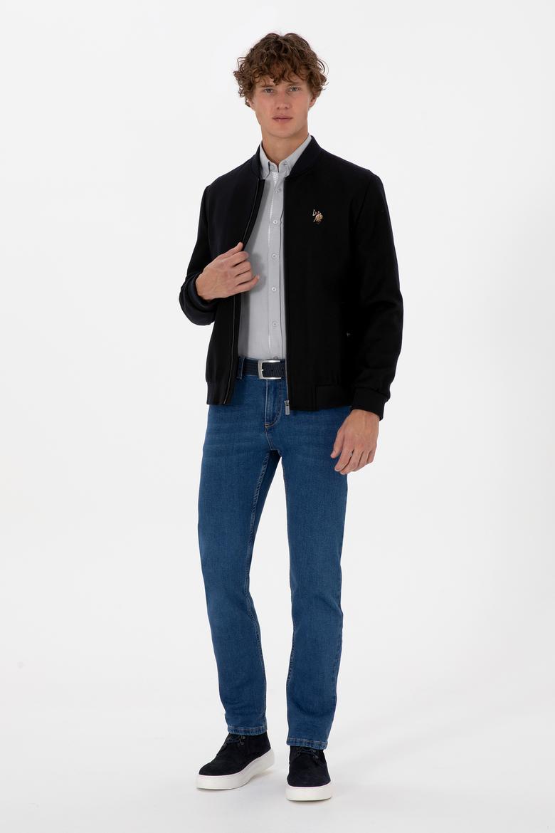 Erkek Lacivert Kaşe Mont - 50310261005