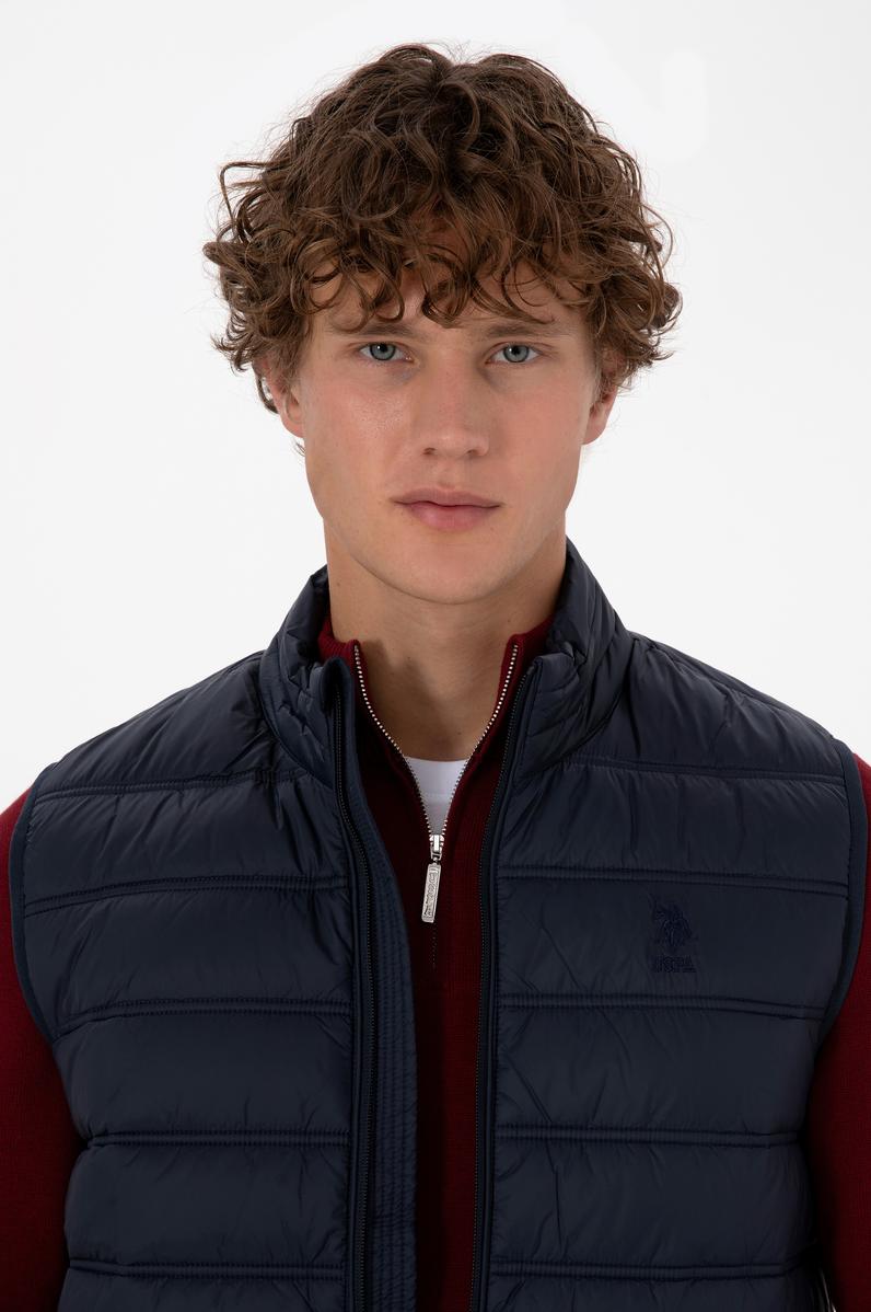 Erkek Lacivert Yelek