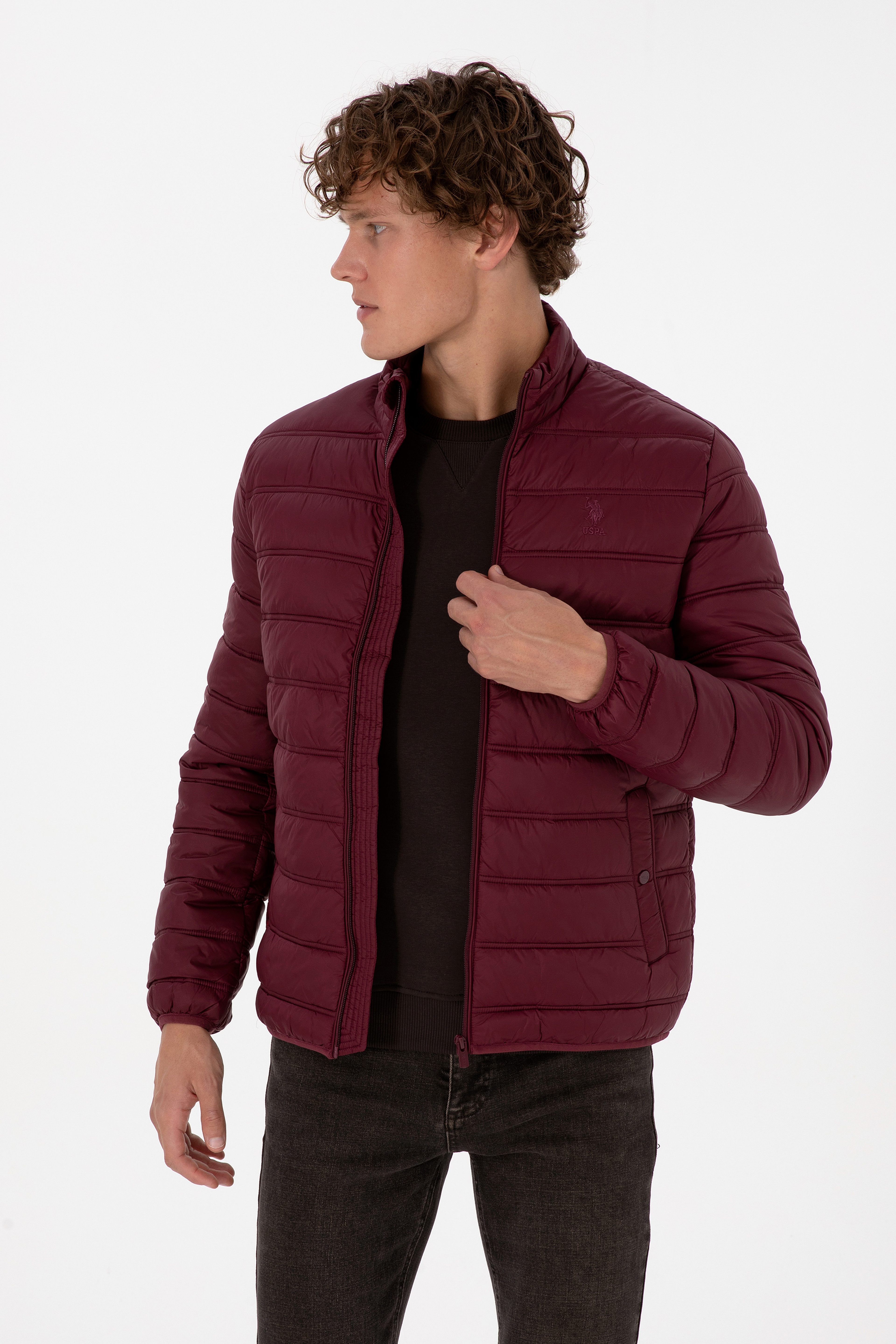 Erkek Bordo Mont - Image 3