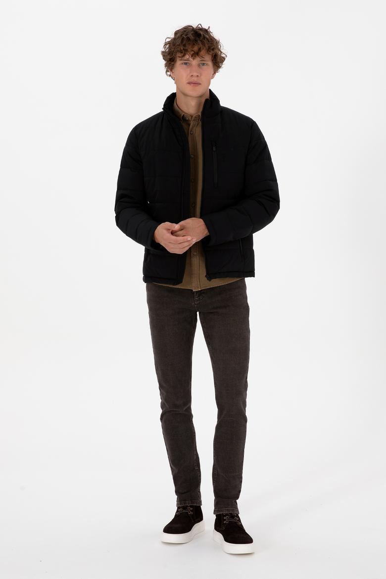 Erkek Siyah Mont - 50313337006