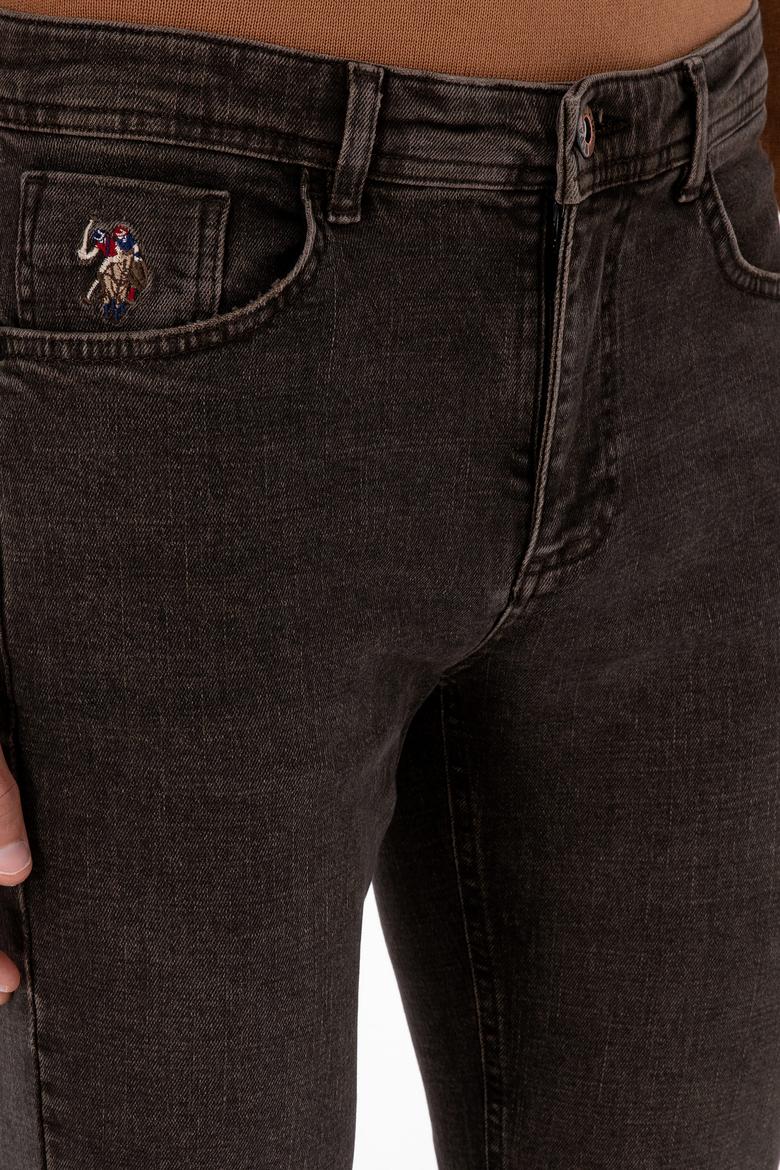 Erkek Kahverengi Slim Fit Jean Pantolon - 50308299121