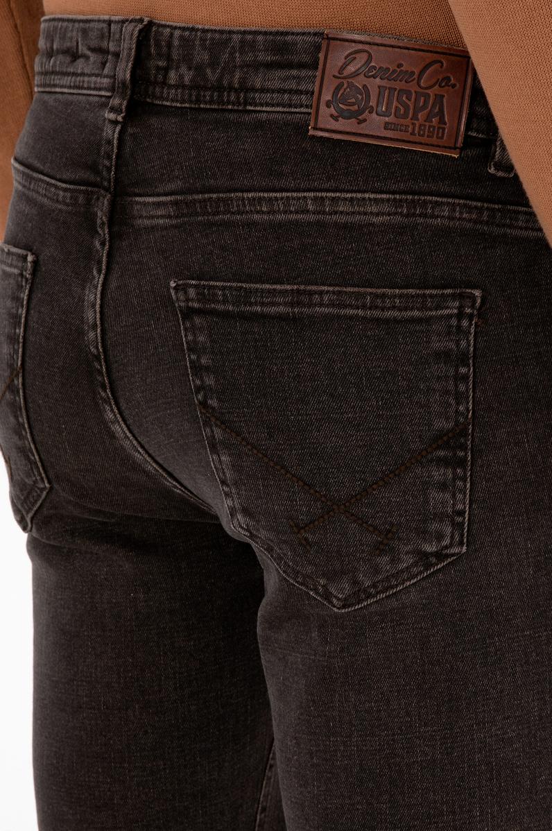 Erkek Kahverengi Slim Fit Jean Pantolon