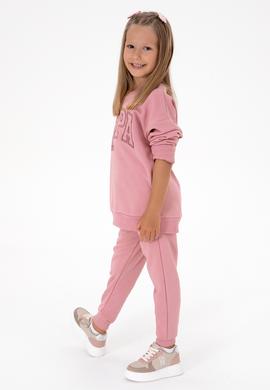 Kız Çocuk Gül Kurusu Eşofman Takımı - 50318951012