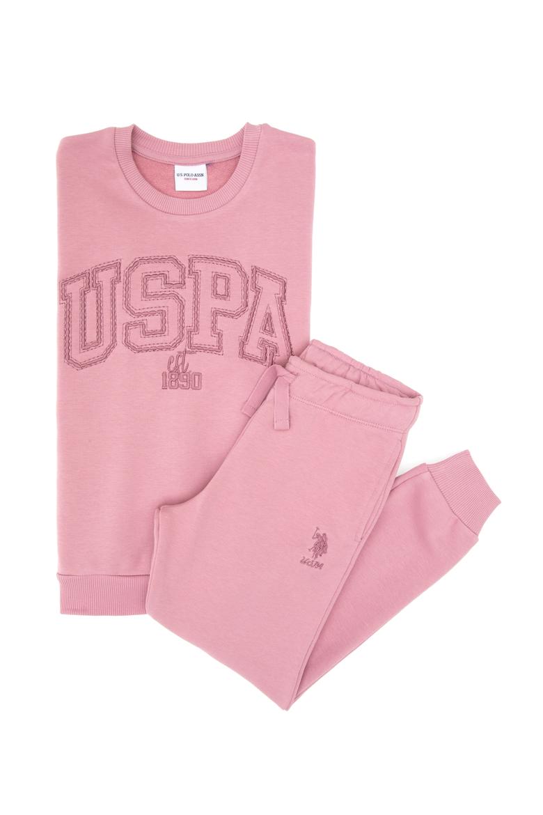 Kız Çocuk Gül Kurusu Eşofman Takımı - 50318951012