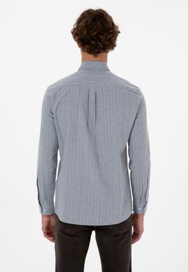 Erkek Açık Mavi Uzun Kollu Gömlek - 50308586005