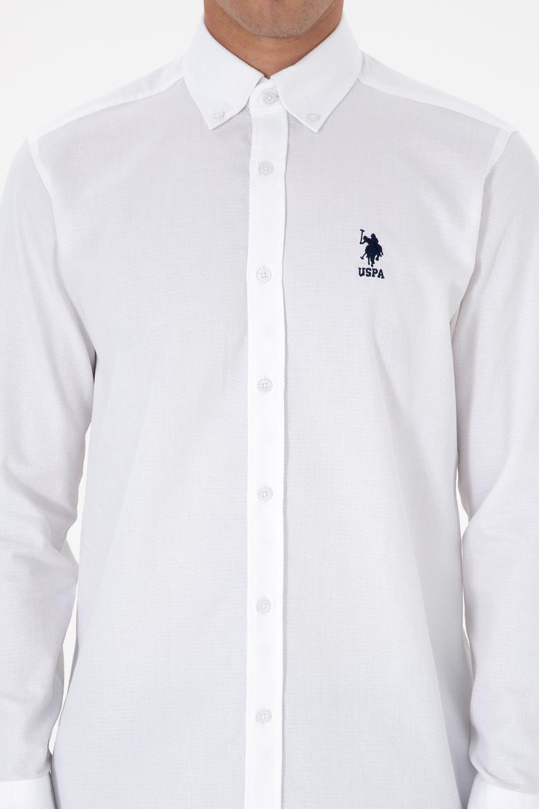 Erkek Beyaz Uzun Kollu Gömlek - 50316662016