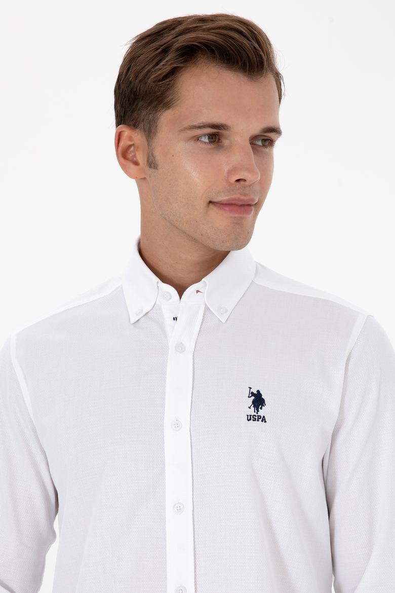 Erkek Beyaz Uzun Kollu Gömlek - 50316662016