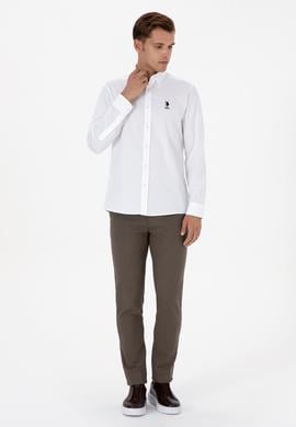 Erkek Beyaz Uzun Kollu Gömlek - 50316662016