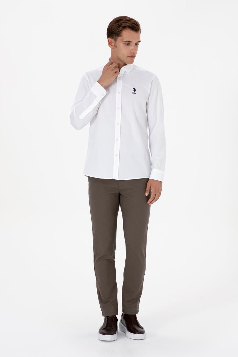 Erkek Beyaz Uzun Kollu Gömlek - 50316662016