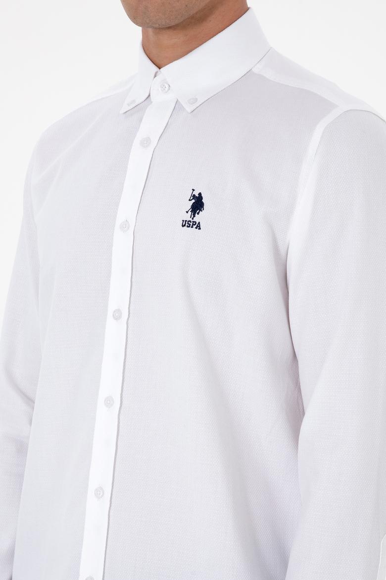 Erkek Beyaz Uzun Kollu Gömlek - 50316662016