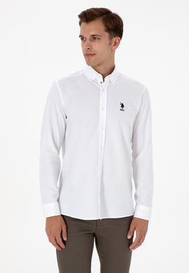 Erkek Beyaz Uzun Kollu Gömlek - 50316662016