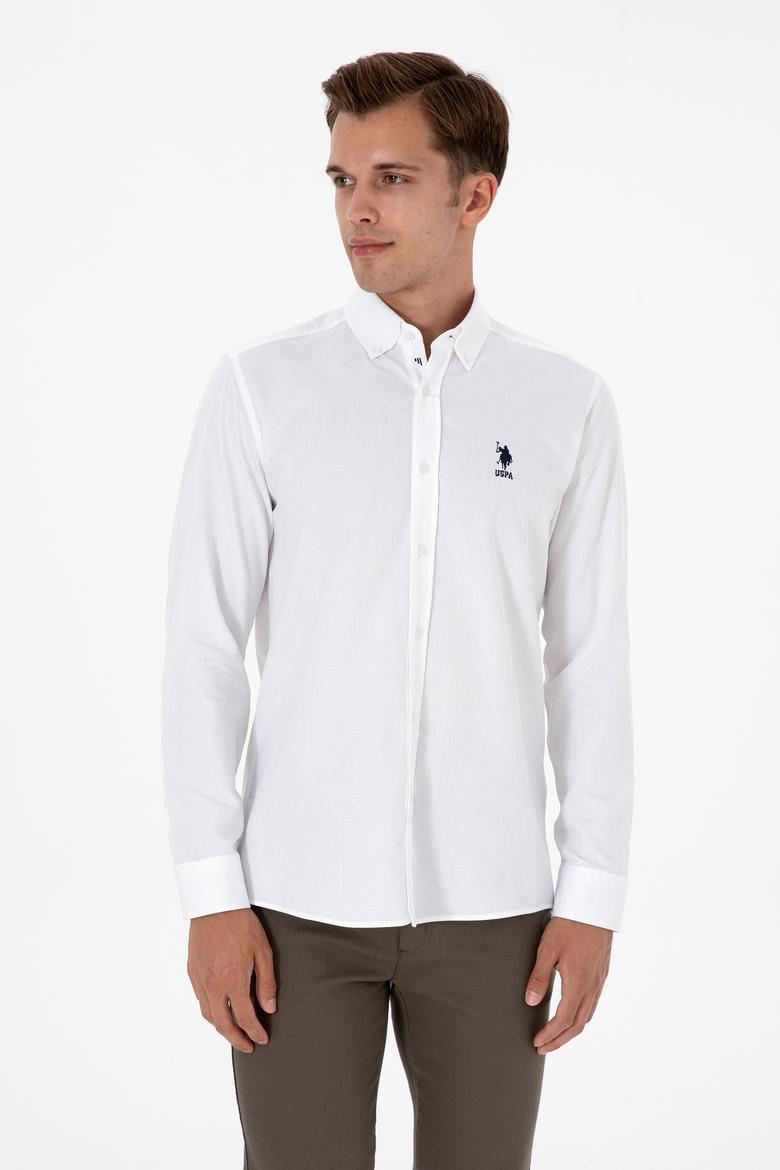 Erkek Beyaz Uzun Kollu Gömlek - 50316662016