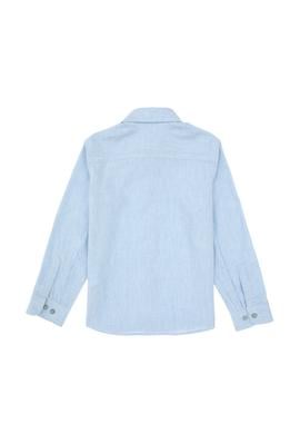 Erkek Çocuk Açık Mavi Uzun Kollu Basic Gömlek - 50307690023