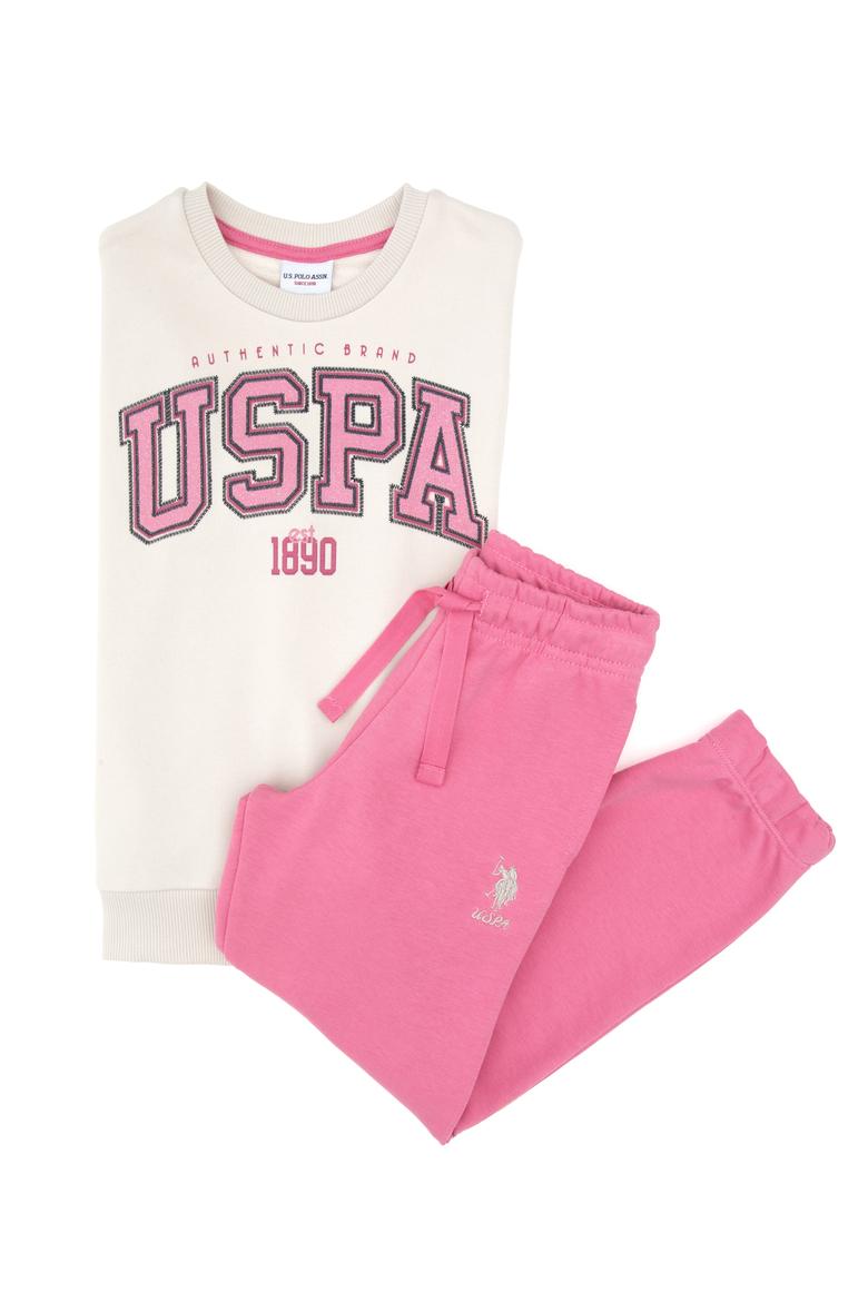 Kız Çocuk Pembe Eşofman Takımı