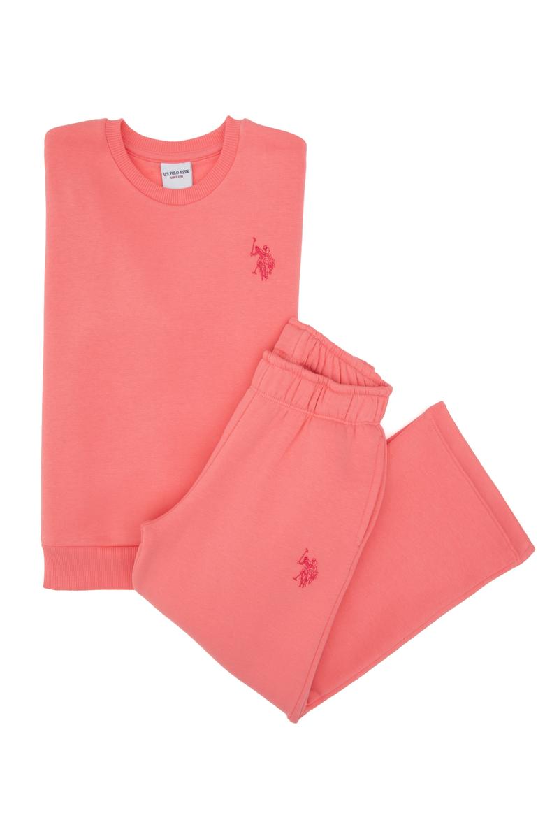 Kız Çocuk Neon Pembe Pijama Takımı