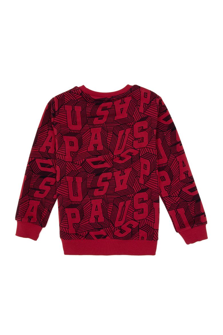 Erkek Çocuk Bordo Pijama Takımı - 50319067003