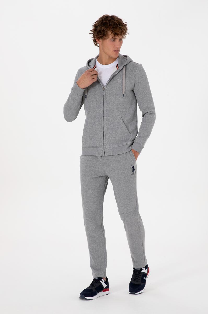 Erkek Gri Melanj Eşofman Altı