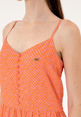 Kadın Fuşya Dokuma Elbise - 50306641006