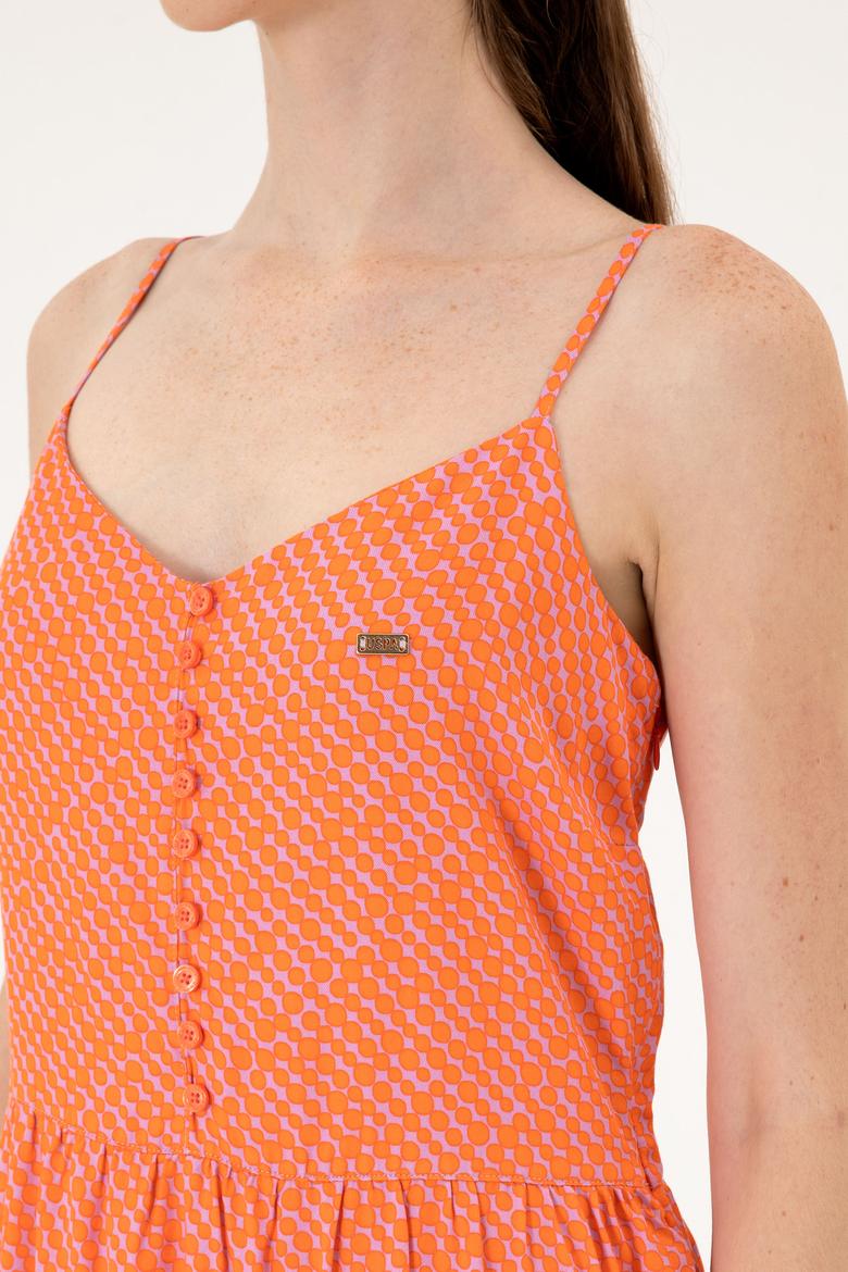 Kadın Fuşya Dokuma Elbise - 50306641006