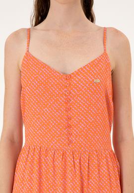 Kadın Fuşya Dokuma Elbise - 50306641006