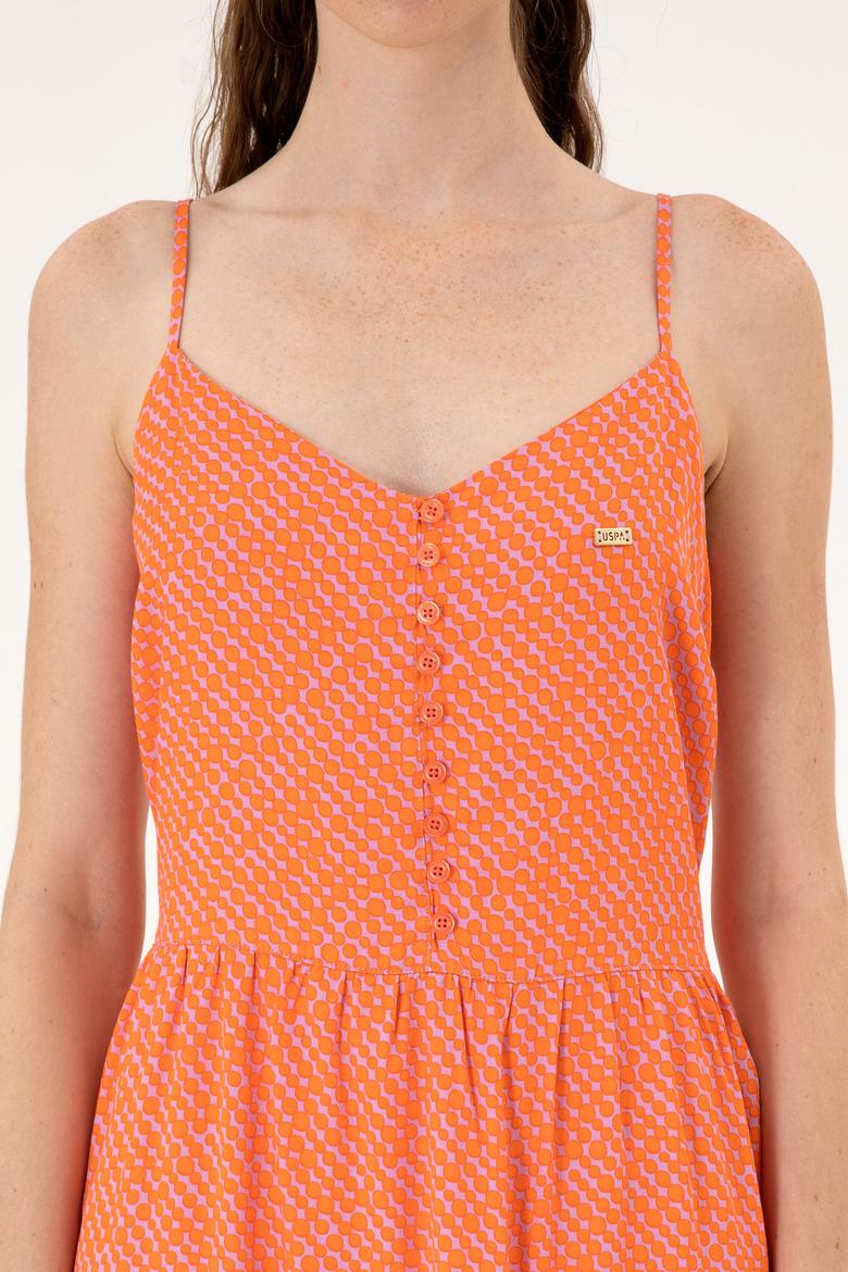 Kadın Fuşya Dokuma Elbise - 50306641006