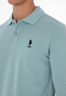 Erkek Regular Fit Polo Yaka Mint Basic Sweatshirt - 50307757237