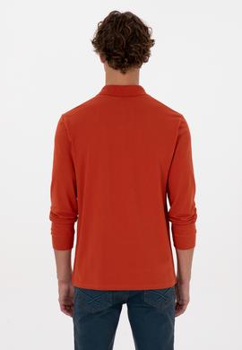 Erkek Kiremit Basic Sweatshirt - 50307688294