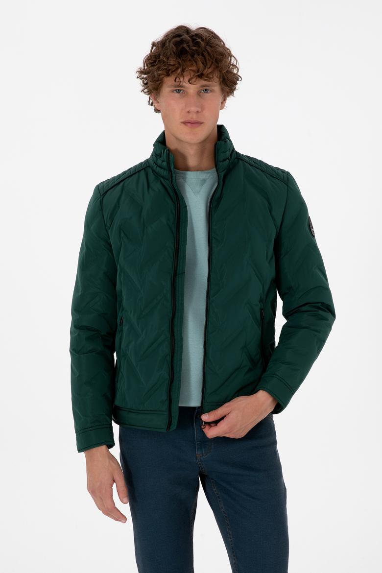 Erkek Koyu Yeşil Mont - 50310209039