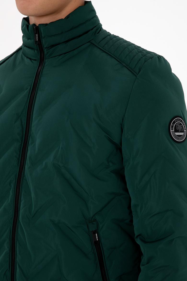 Erkek Koyu Yeşil Mont - 50310209039