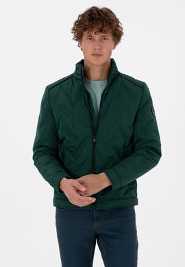 Erkek Koyu Yeşil Mont - 50310209039