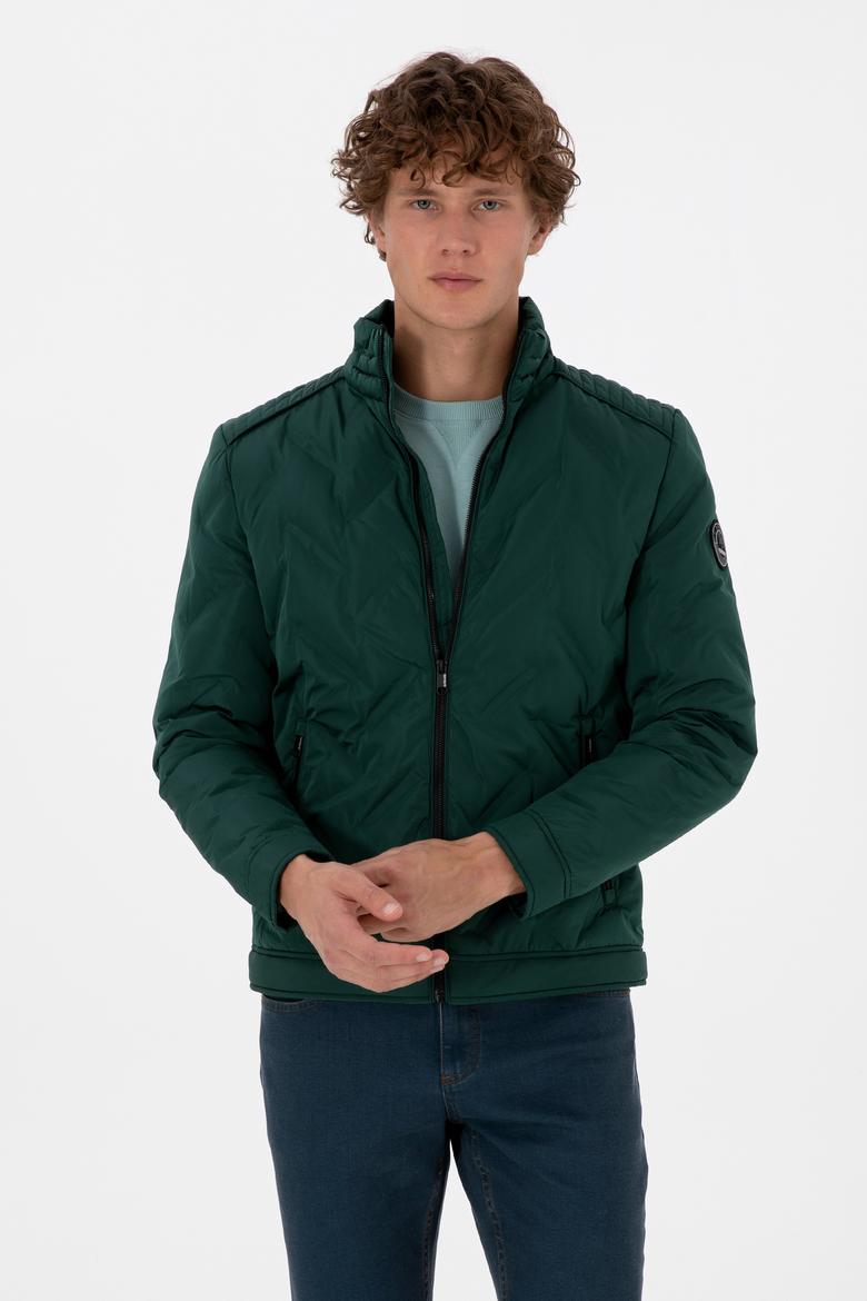 Erkek Koyu Yeşil Mont