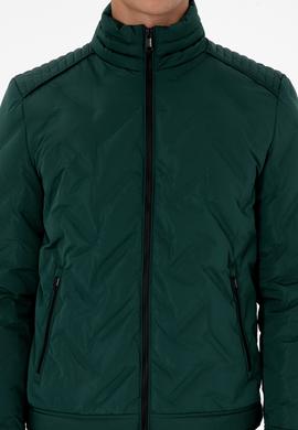 Erkek Koyu Yeşil Mont - 50310209039