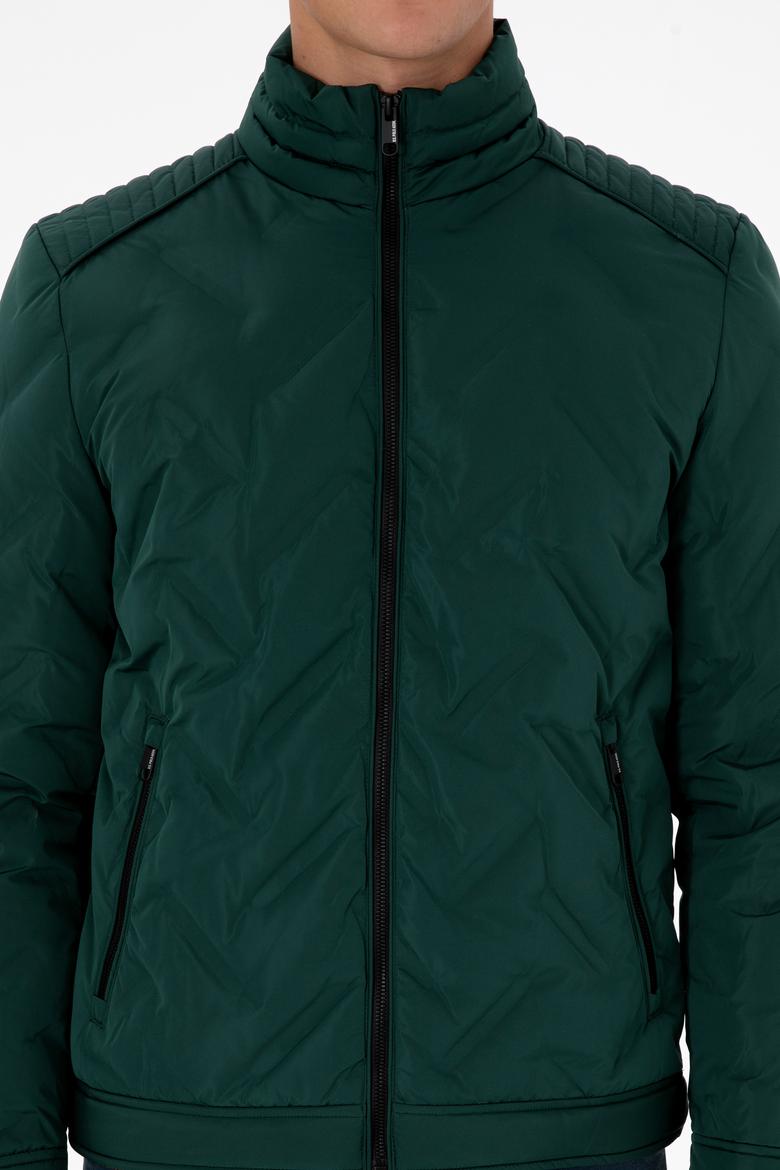 Erkek Koyu Yeşil Mont - 50310209039