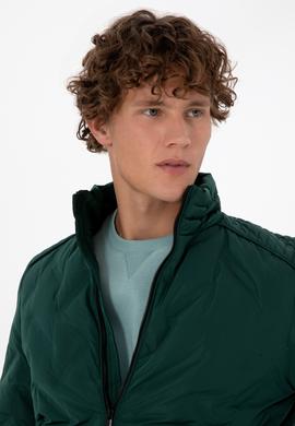 Erkek Koyu Yeşil Mont - 50310209039