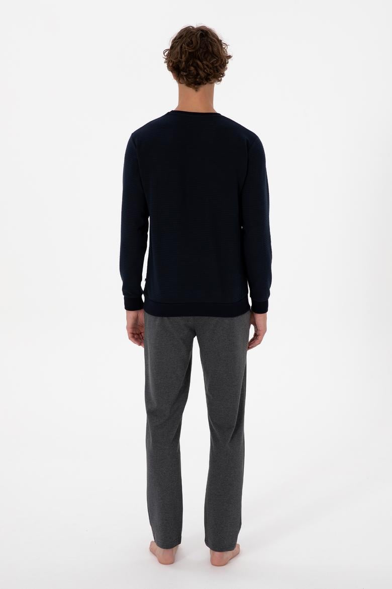 Erkek Lacivert Pijama Takımı - 50318593006