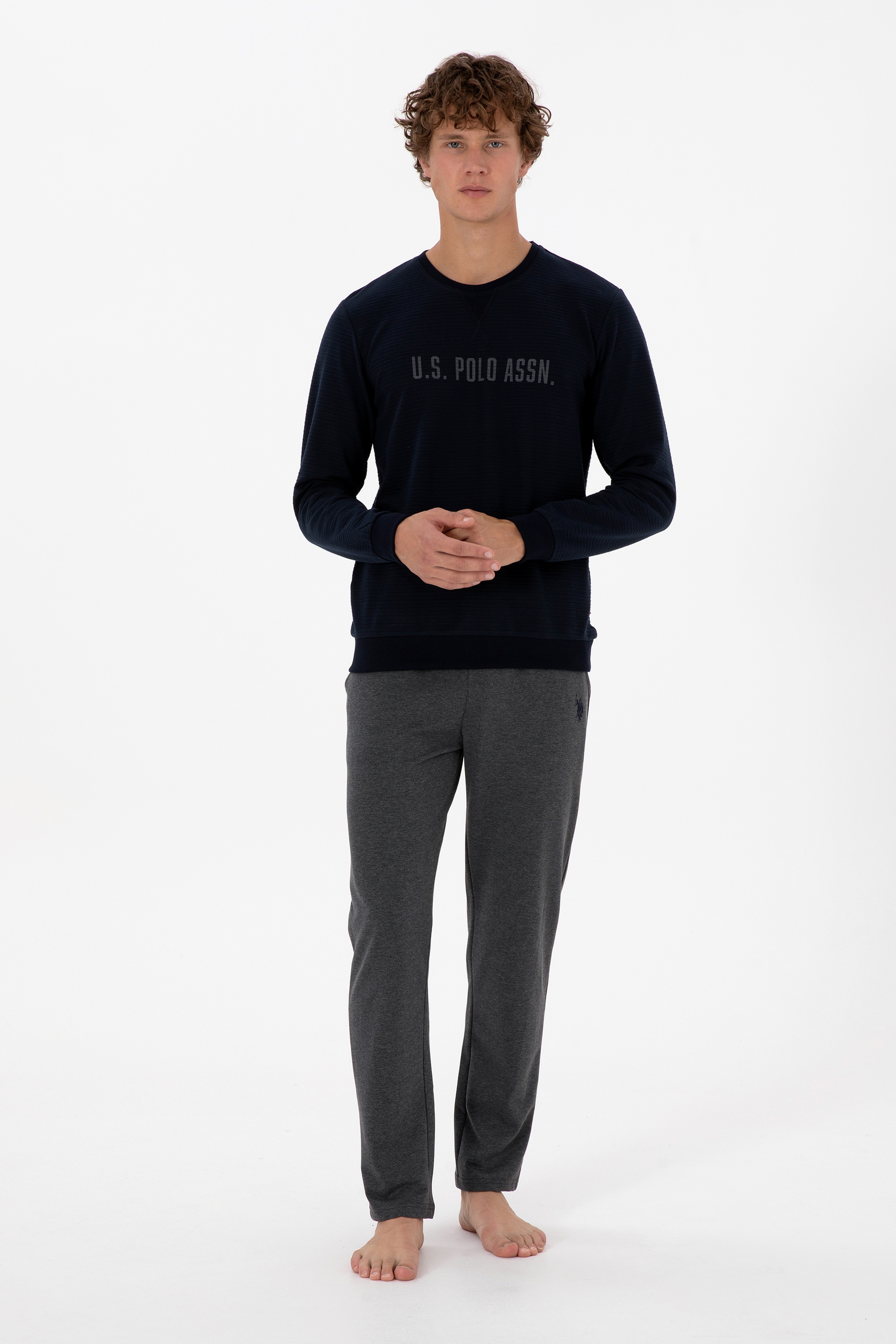 Erkek Lacivert Pijama Takımı - Image 4