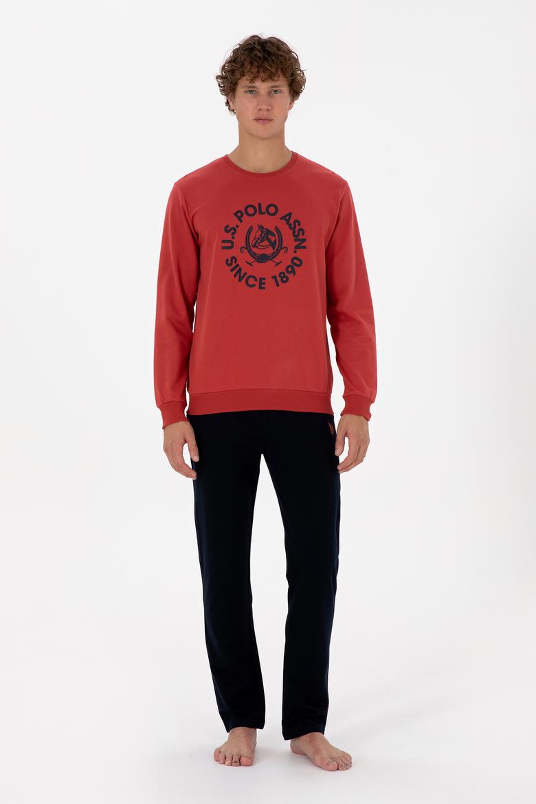 Erkek Kiremit Pijama Takımı