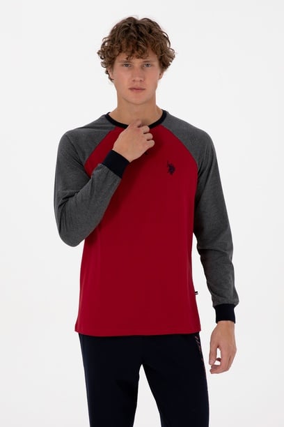 Erkek Bordo Pijama Takımı