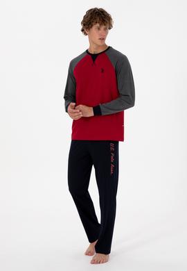 Erkek Bordo Pijama Takımı - 50318618003