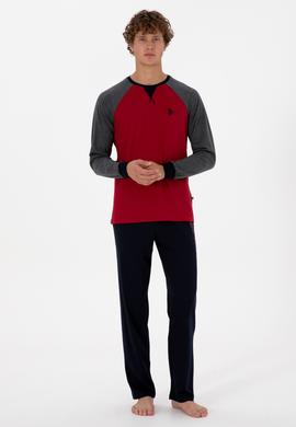 Erkek Bordo Pijama Takımı - 50318618003