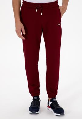 Erkek Bordo Şardonlu Eşofman Altı - 50313745066