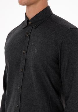 Erkek Siyah Uzun Kollu Basic Gömlek - 50316721015