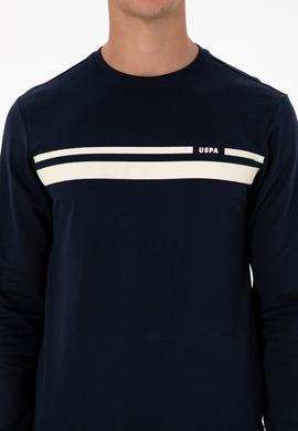 Erkek Regular Fit Bisiklet Yaka Lacivert İnce Sweatshirt - 50313801007