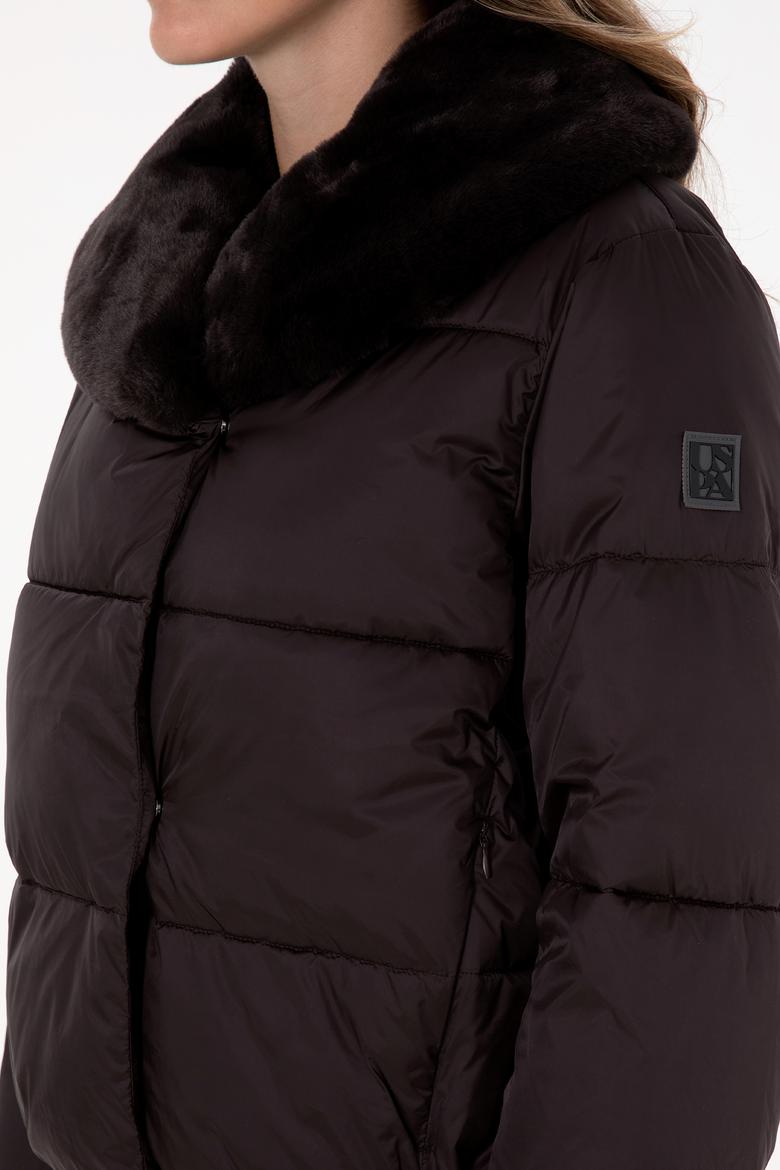 Kadın Kahverengi Mont - 50308633023