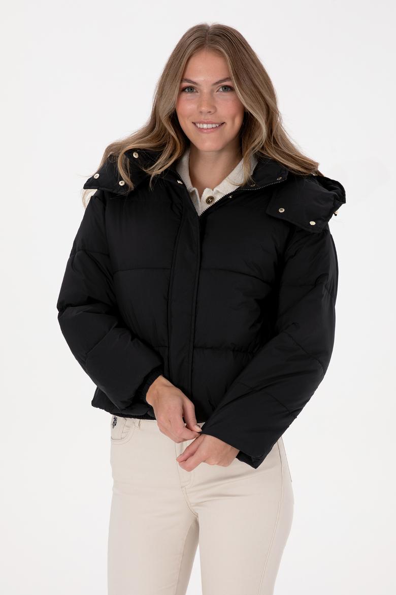 Kadın Siyah Mont - 50308625014