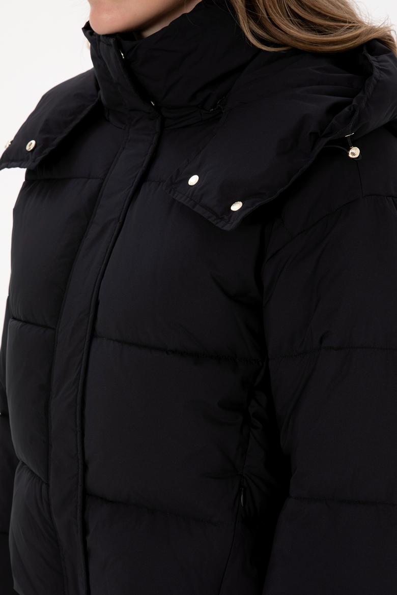 Kadın Siyah Mont - 50308625014